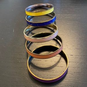 Bundle of 8 bangles/bracelets in various colours